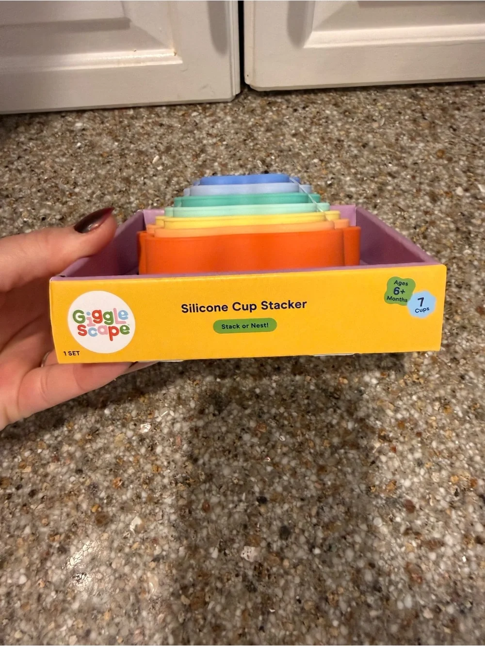 Gigglescape 7 Cup Silicone Stacker